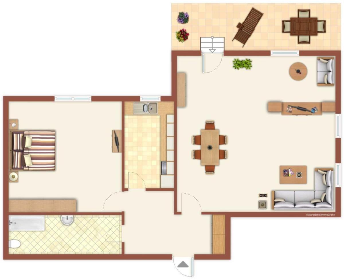 Boje Apartment Rostock Ngoại thất bức ảnh